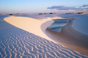 desert, Beaches, Water, Lakes, Pond, Sand, Dunes, Sky, Clouds