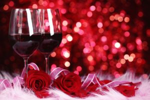 romantic, Night, Valentines, Mood, Wine, Love