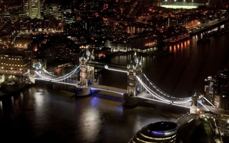 london tower, Bridge, At, Night HD Wallpaper Desktop Background