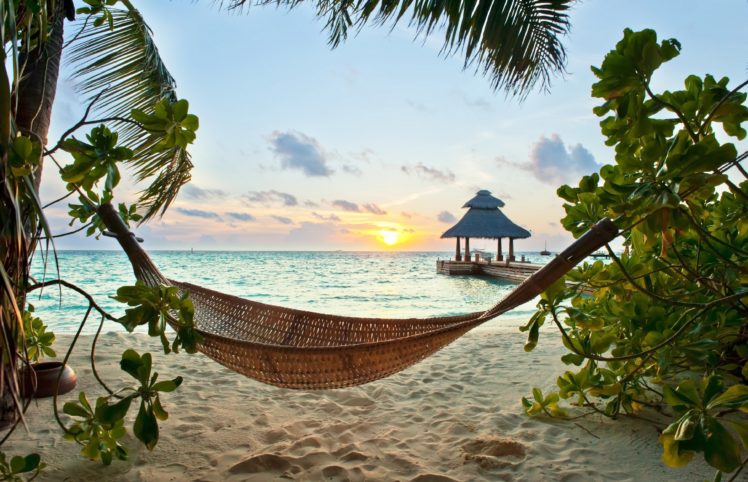 tropics, Sunrises, And, Sunsets, Sea, Sand, Beach, Nature HD Wallpaper Desktop Background