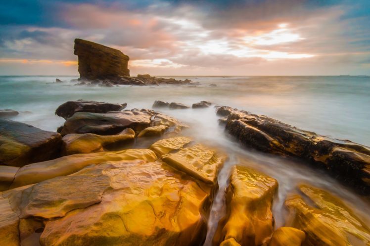uk, England, Sea, Stone, Landscape HD Wallpaper Desktop Background