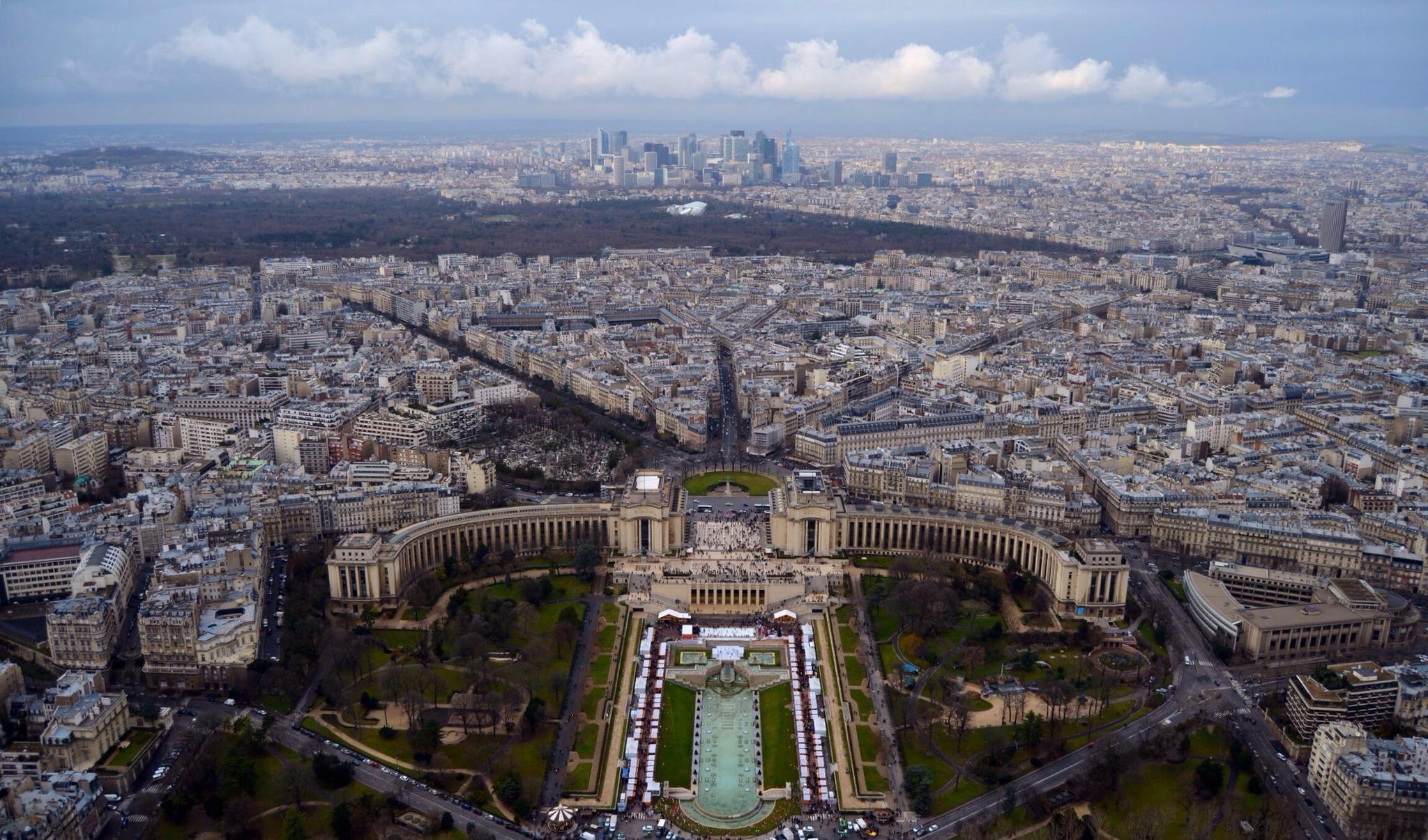 paris, View, Panorama Wallpaper