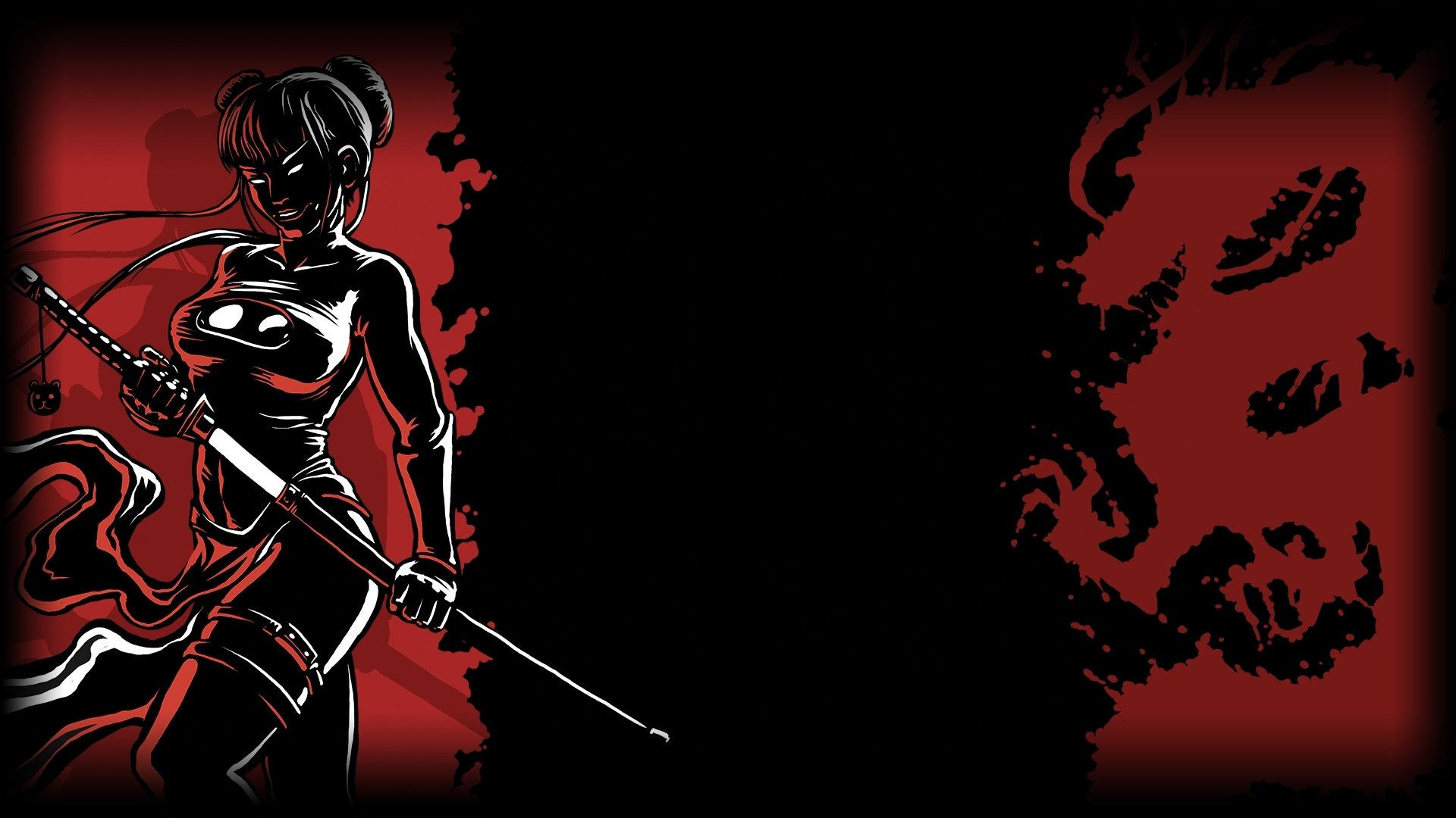 shadow, Warrior, Shooter, Ninja, Samurai, Fighting, Sci fi Wallpaper