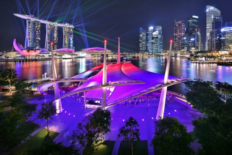 city, Marina, Bay, Sands, Singapor HD Wallpaper Desktop Background