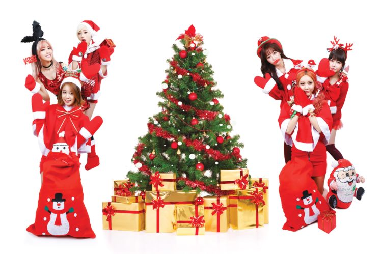 t ara, Kpop, K pop, Electropop, R b, Tara, Tiara, Christmas HD Wallpaper Desktop Background