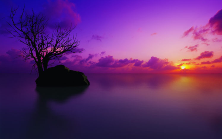 maldivian, Sunset HD Wallpaper Desktop Background