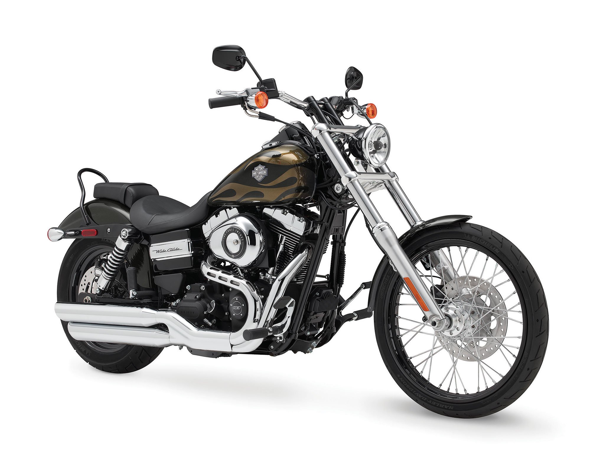 2015, Harley, Davidson, Fxdwg, Wide, Glide, Qr Wallpaper