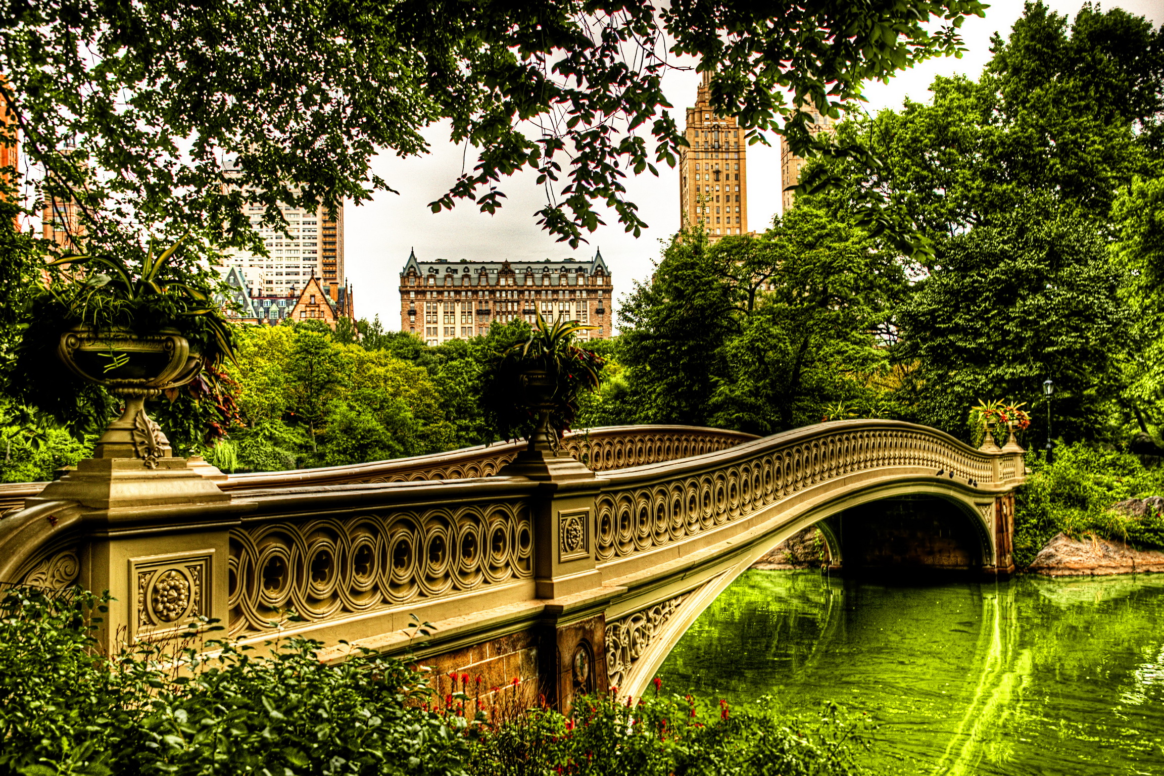 usa, Parks, Bridges, Central, New, York, City, Hdr, Cities, Architecture, Buildings, Trees, Park Wallpaper