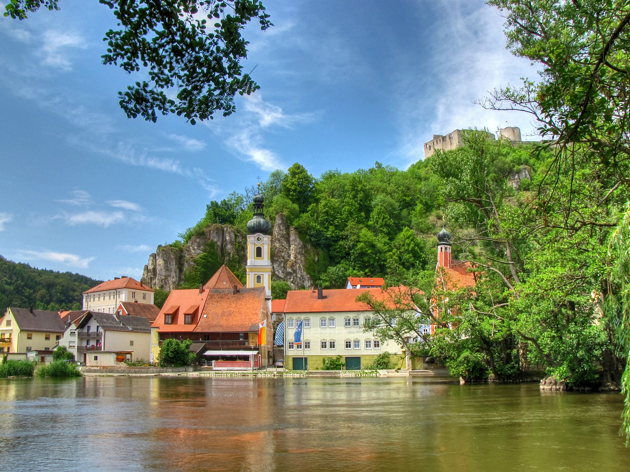 germany, House, Rivers, Cities Wallpaper