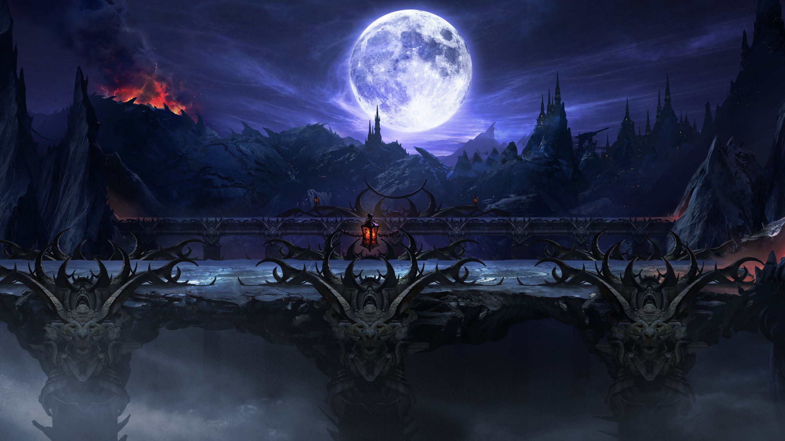 Fantasy Moon Dark Bridge Wallpapers Hd Desktop And Mobile Backgrounds