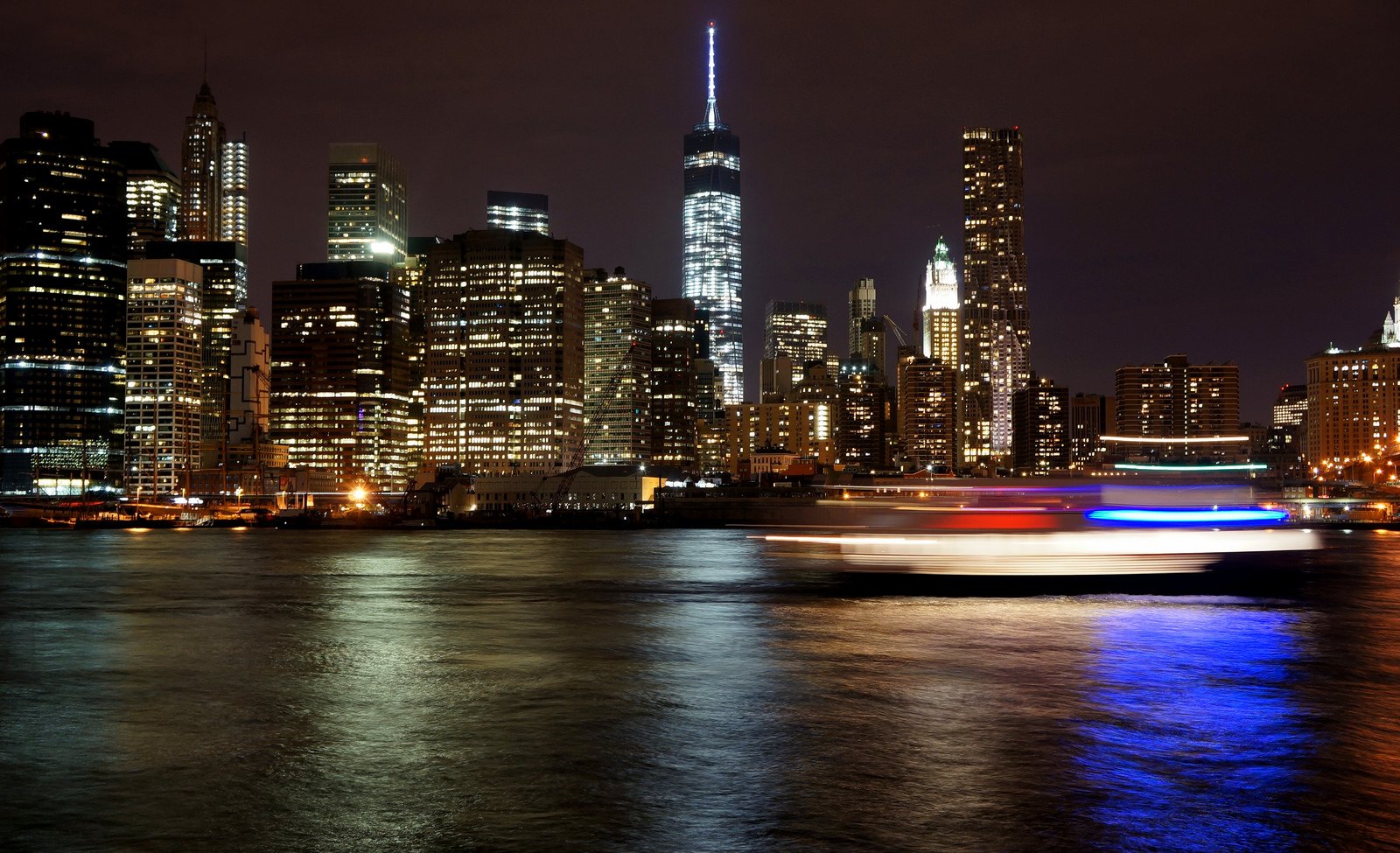 brooklyn, Cities, City, Intel, Rivers, New, York, Manhattan, Night, Light Wallpaper