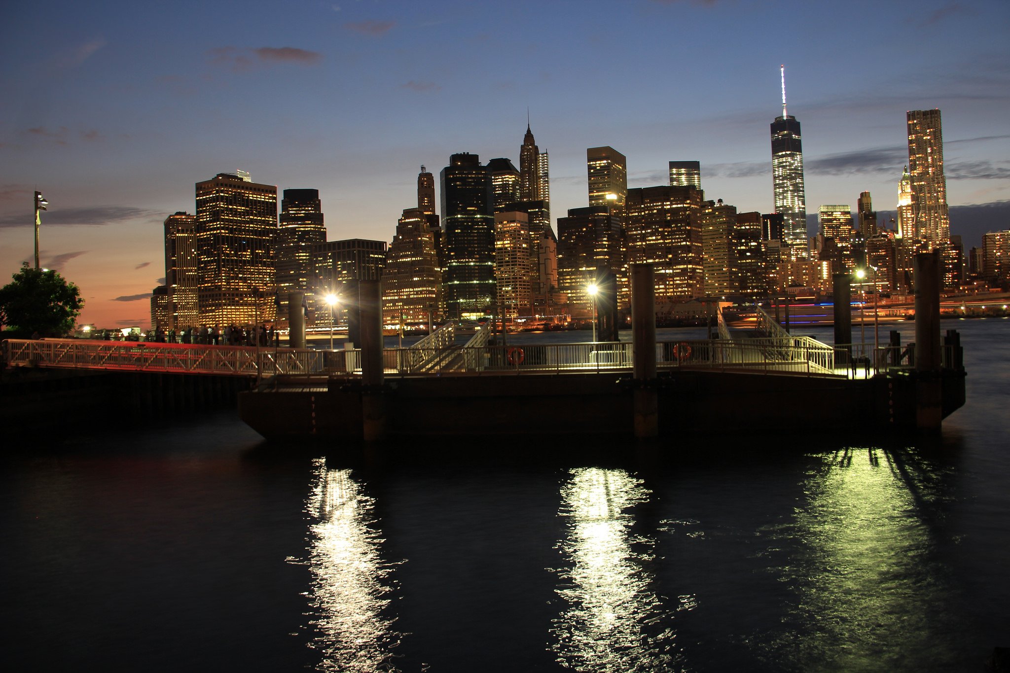 brooklyn, Cities, City, Intel, Rivers, New, York, Manhattan, Night, Light Wallpaper