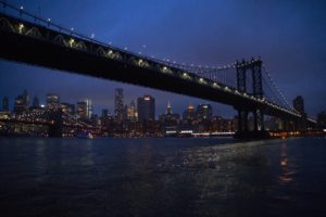 bridge, Bridges, Brooklyn, Cities, City, Intel, Rivers, New, York, Manhattan, Night, Light