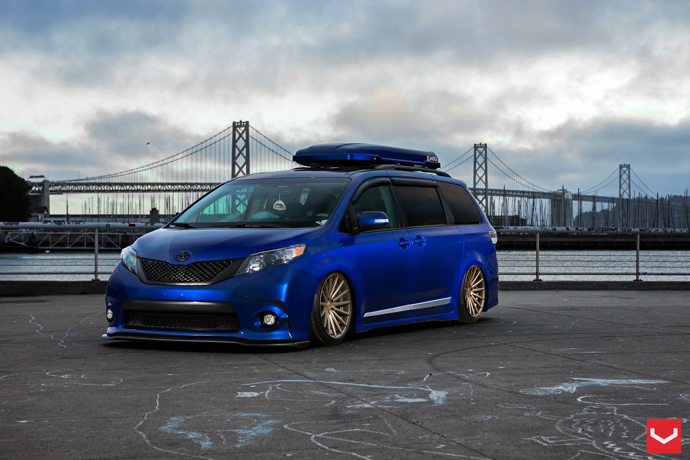 vossen, Wheels, Tuning, Toyota, Sienna Wallpaper