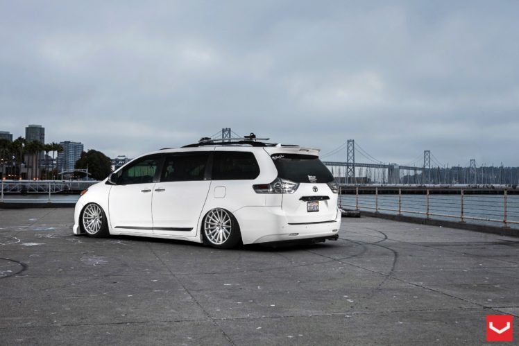 sienna, Toyota, Tuning, Vossen, Wheels HD Wallpaper Desktop Background