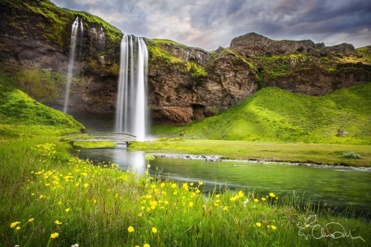 summer, River, Nature, Waterfall, Landscape HD Wallpaper Desktop Background