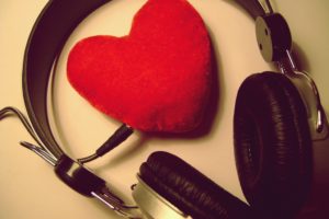love, Music, Heart, Headphones