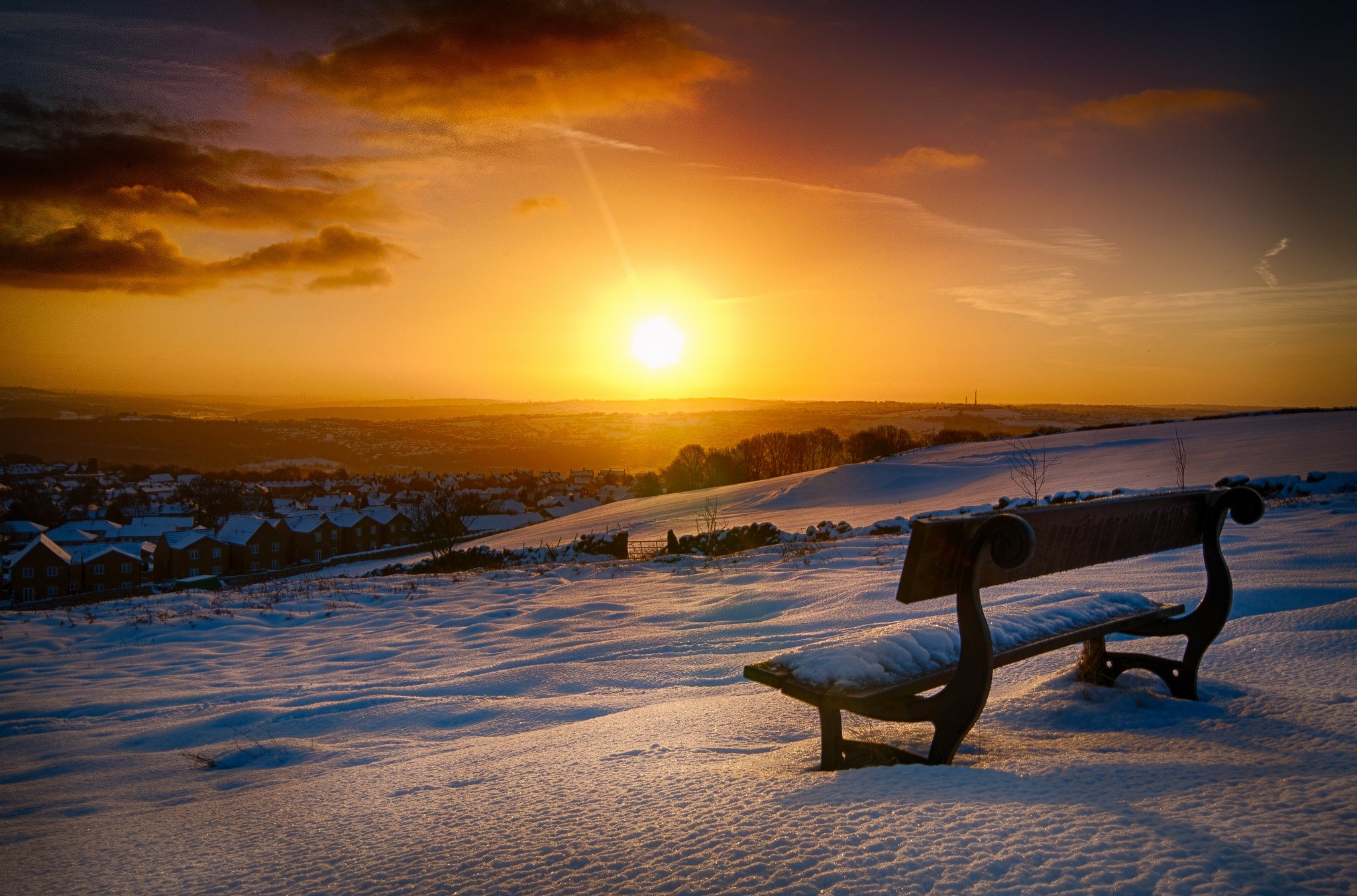 hiver, Neige, Montagne, Snow, Nature, Landscapes, Frozen, Winter