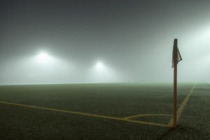 corner, Football, Sport, Stadion, Fog, Light