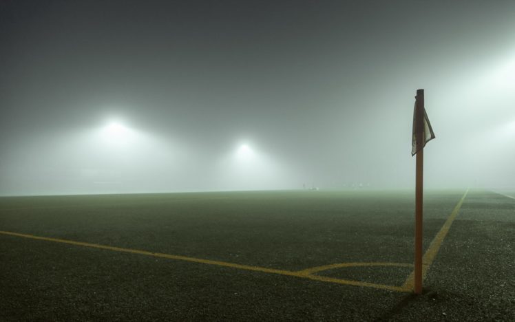 corner, Football, Sport, Stadion, Fog, Light HD Wallpaper Desktop Background