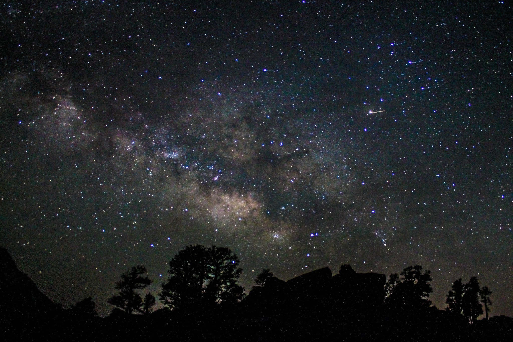 galaxy, Milky, Night, Rock, Sky, Space, Stars, Wallpaper Wallpaper