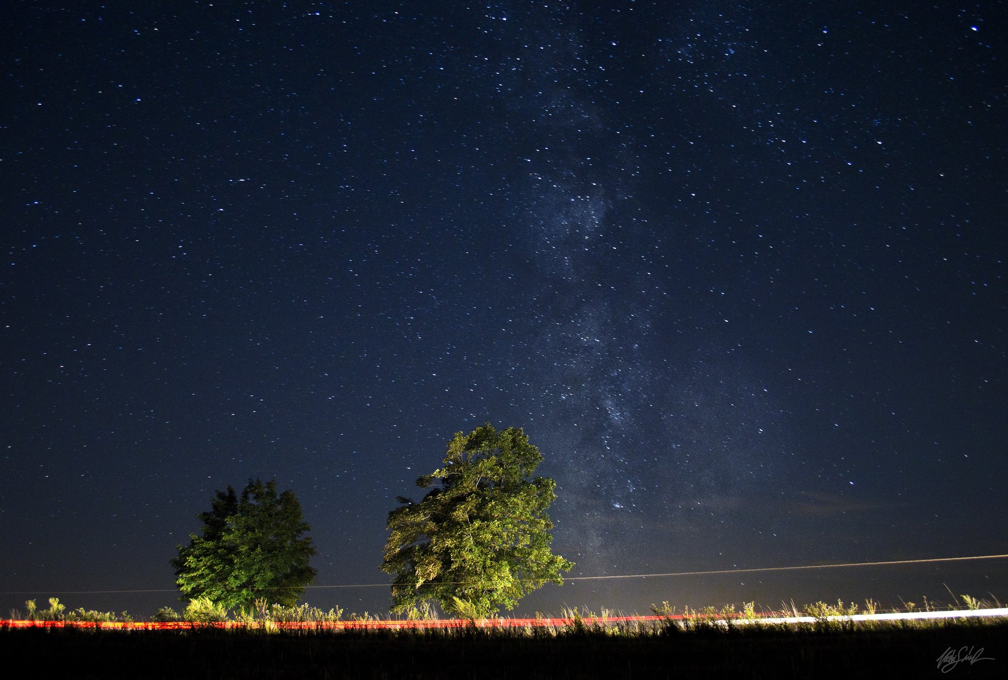 galaxy, Milky, Night, Rock, Sky, Space, Stars, Wallpaper Wallpaper
