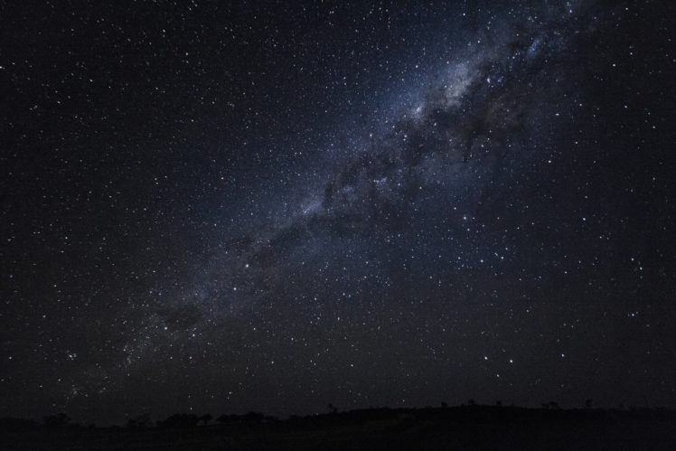 galaxy, Milky, Night, Rock, Sky, Space, Stars, Wallpaper HD Wallpaper Desktop Background