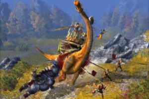 paraworld, Strategy, Fantasy, Prehistoric, Dinosaur, Adventure