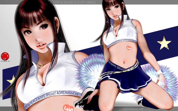 anime, Girl, Beautiful, Beauty, Girls, Colors, Happy, Lovely HD Wallpaper Desktop Background