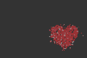 dots, Heart, Love, Vector