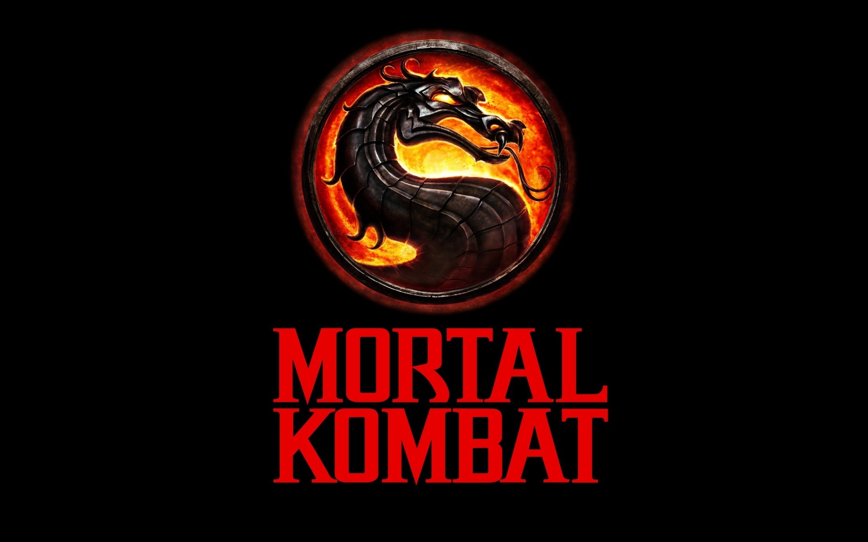mortal, Kombat, Logo Wallpaper