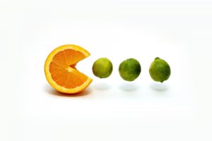 orange, And, Lime