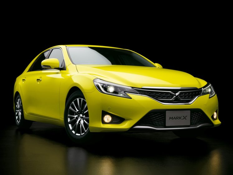 2014, Toyota, Mark x, 250g, S package, Yellow label,  grx130 HD Wallpaper Desktop Background
