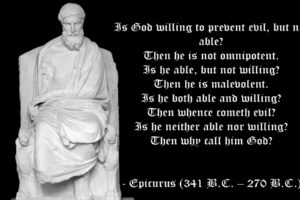religious, Epicurus, Quotes, Statement, Text, Statue