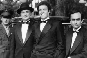 the, Godfather, Monochrome, Vito, Corleone, Marlon, Brando, Al, Pacino, Michael, Corleone, James, Caan, John, Caza, Men, Males, Actor, Mafia