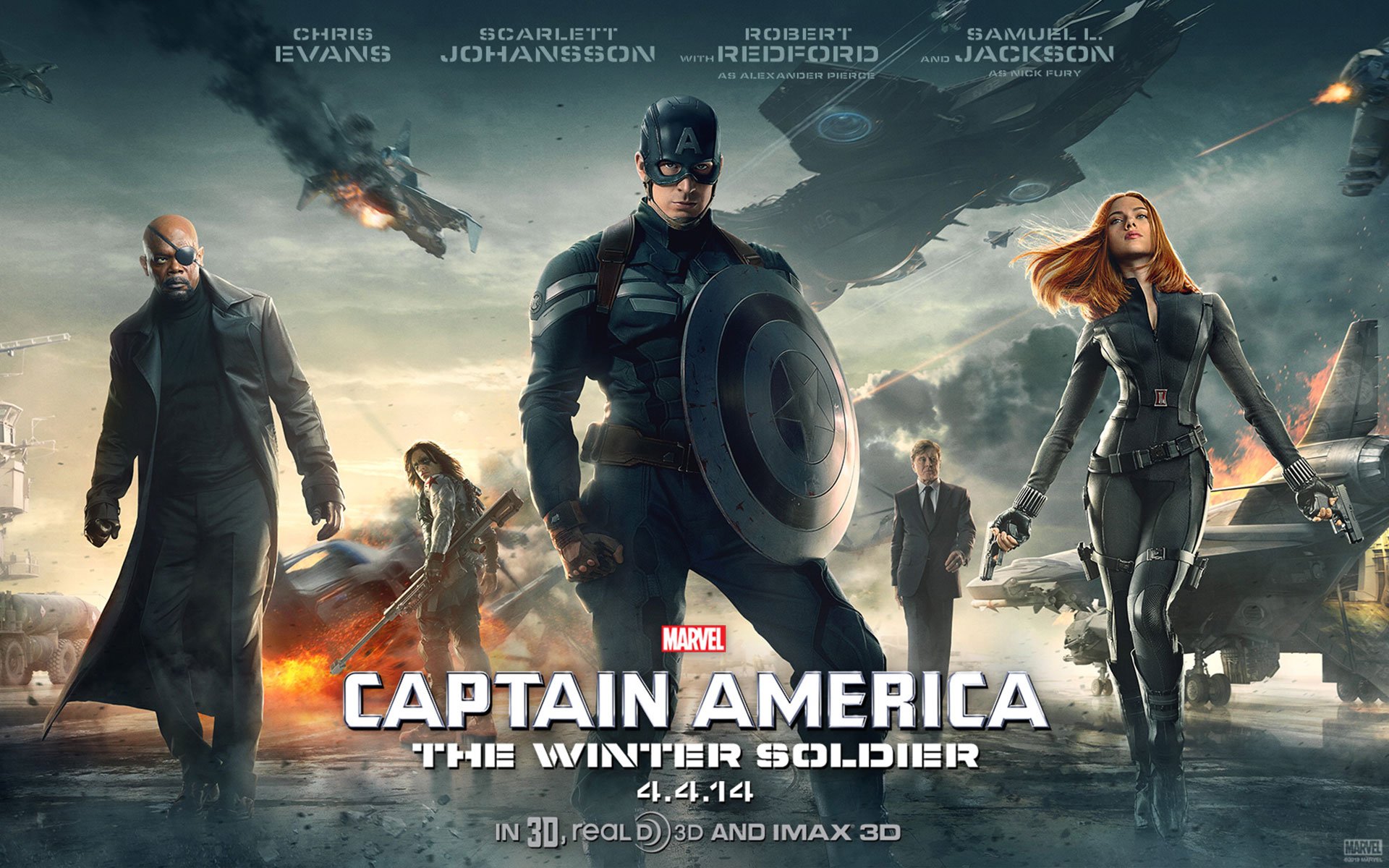 captain, America, Winter, Soldier, Action, Adventure, Sci fi, Superhero, Marvel Wallpaper