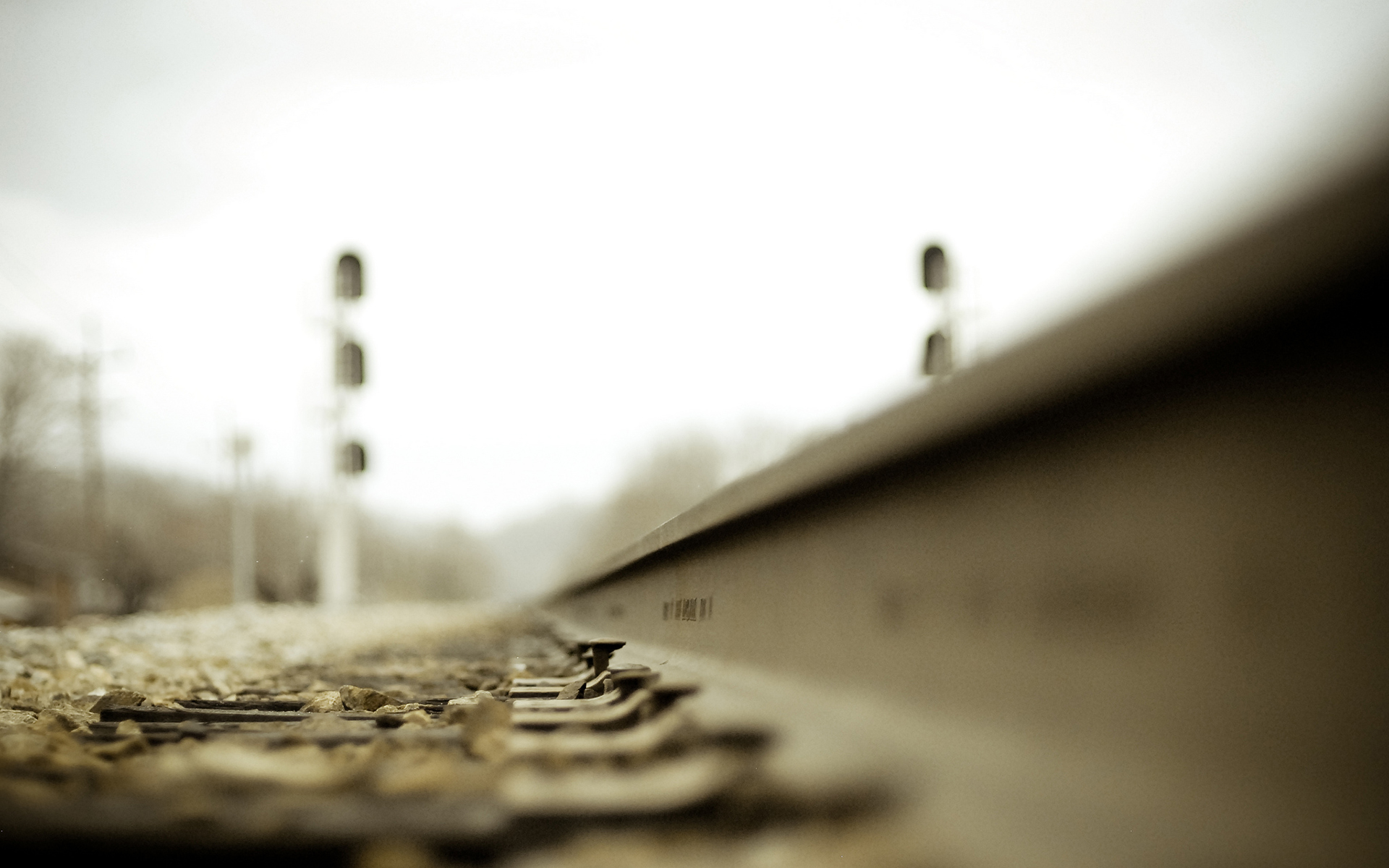 railroad, Rail, Macro, Train, Tracks Wallpaper