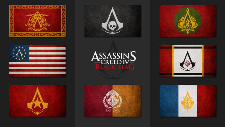 assassinand039s, Creed, Flag HD Wallpaper Desktop Background