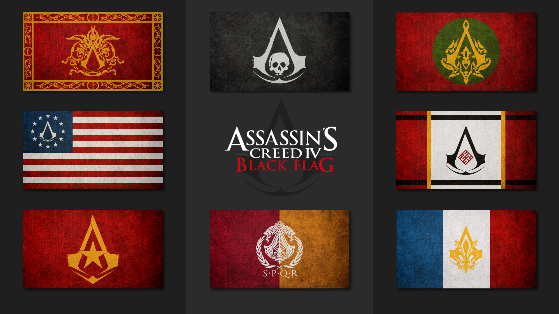 assassinand039s, Creed, Flag Wallpaper