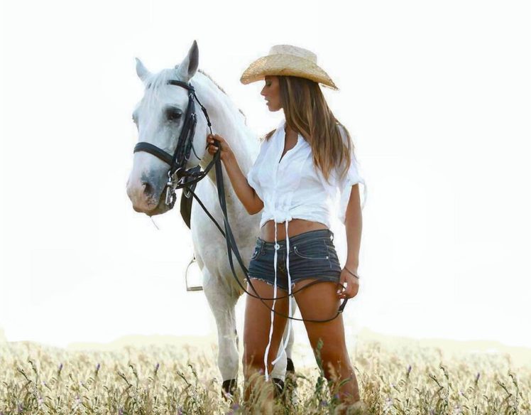 cowgirls, Female, Westerns, Outdoors, Hats, Girls, Style, Horses, Women, Boots, Fields, Fashion, Fun HD Wallpaper Desktop Background