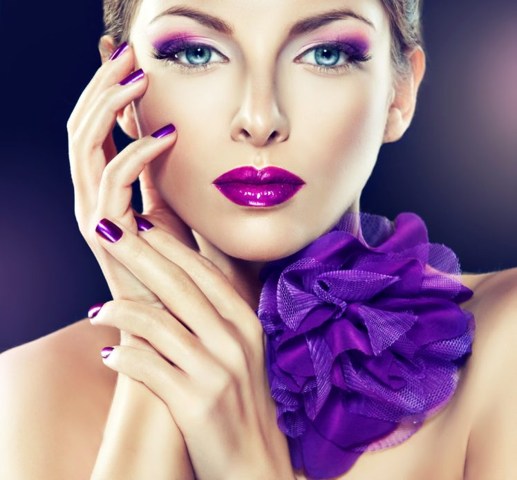 make, Up, Purple, Model, Lady HD Wallpaper Desktop Background