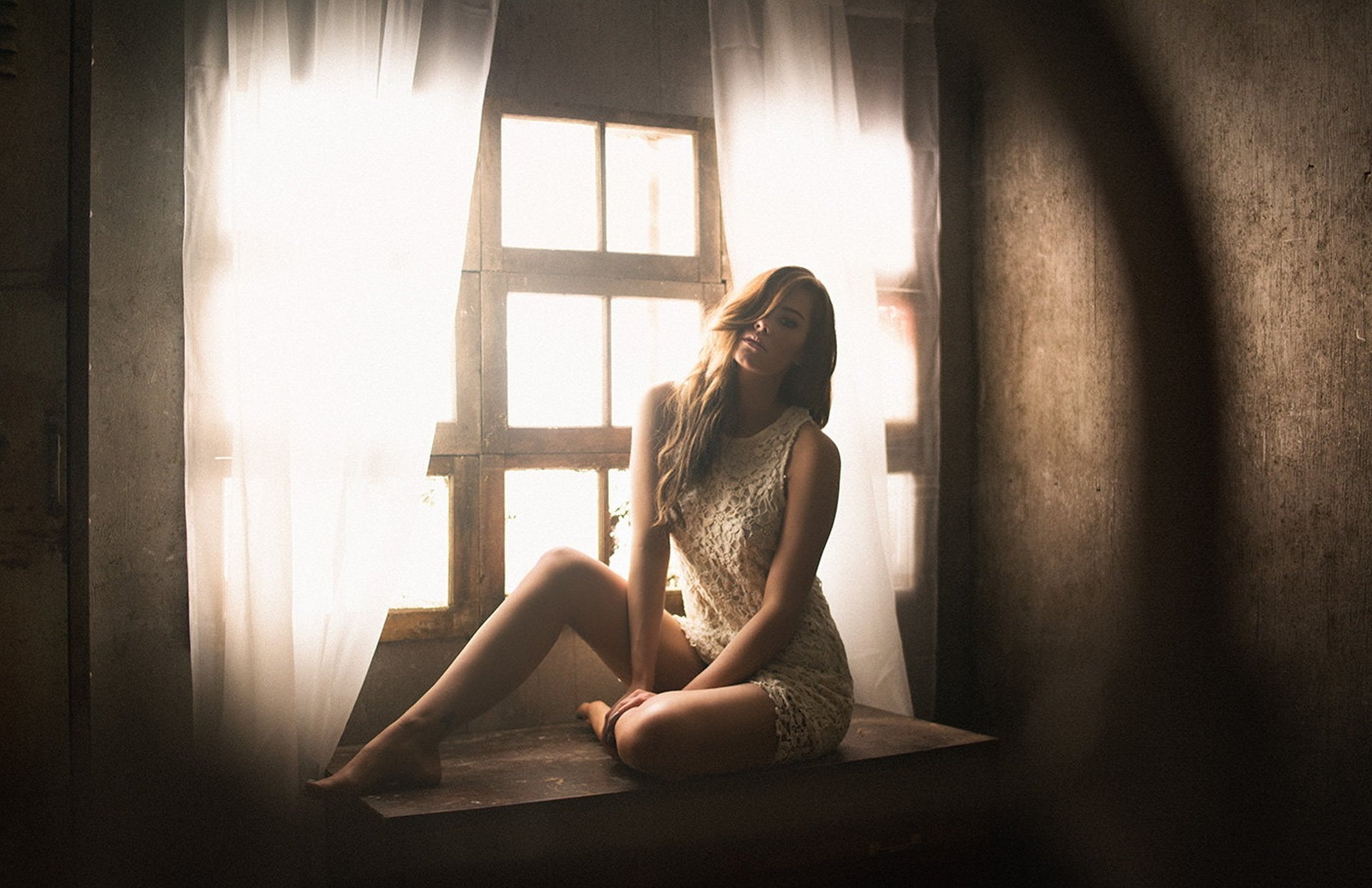 light, Model, Woman, Vintage Wallpaper