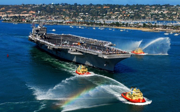 water, Port, Aircraft, Carrier, Military, Boats, Ships HD Wallpaper Desktop Background