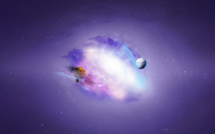 space, Cosmos, Planets, Art, Stars, Nebula HD Wallpaper Desktop Background