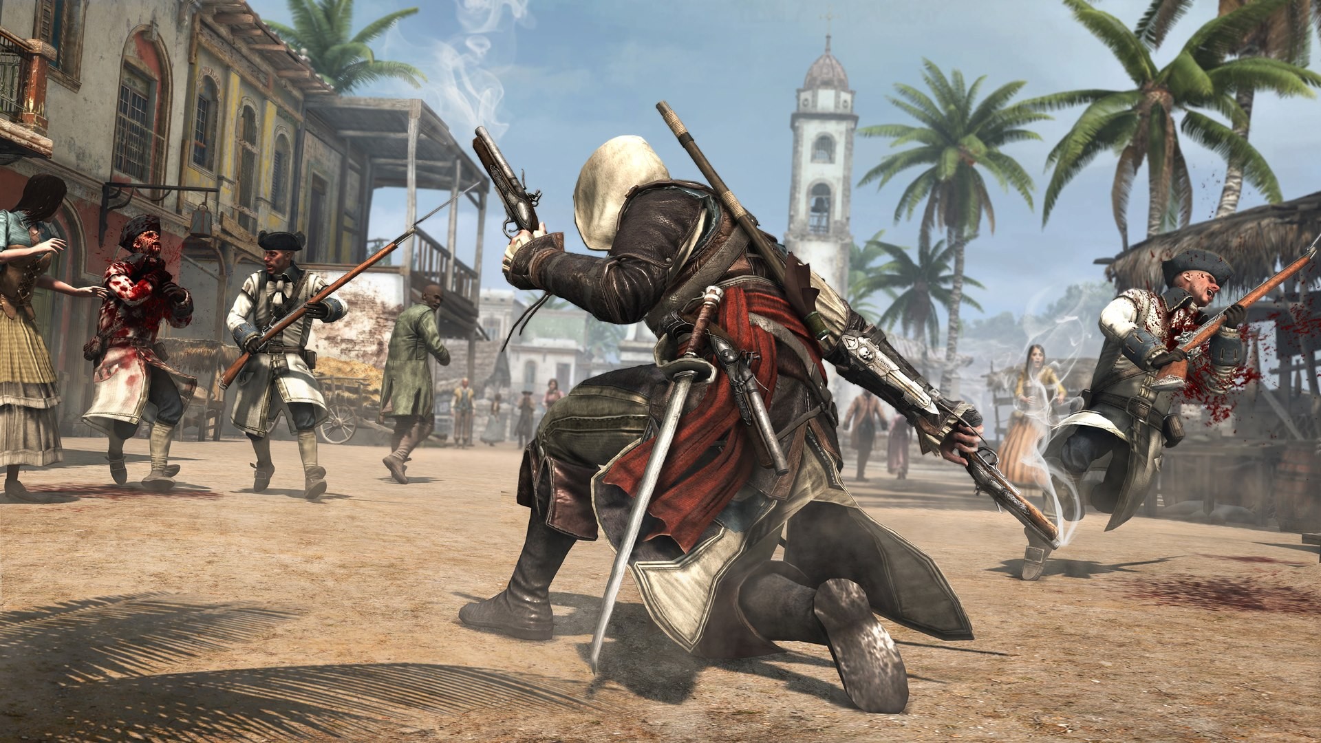 assassinand039s, Creed, Black, Flag, Pirate Wallpaper
