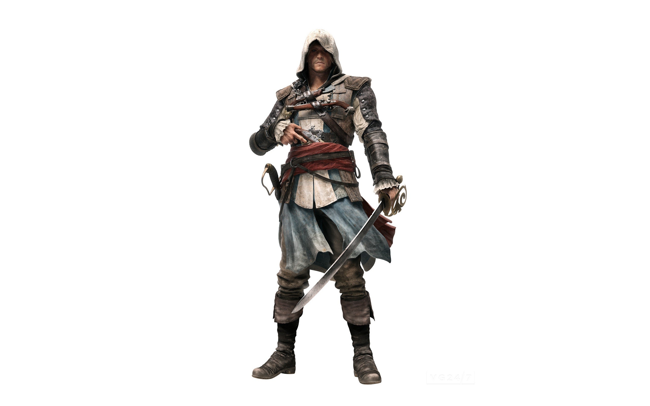 assassinand039s, Creed, Black, Flag, White, Pirate Wallpaper
