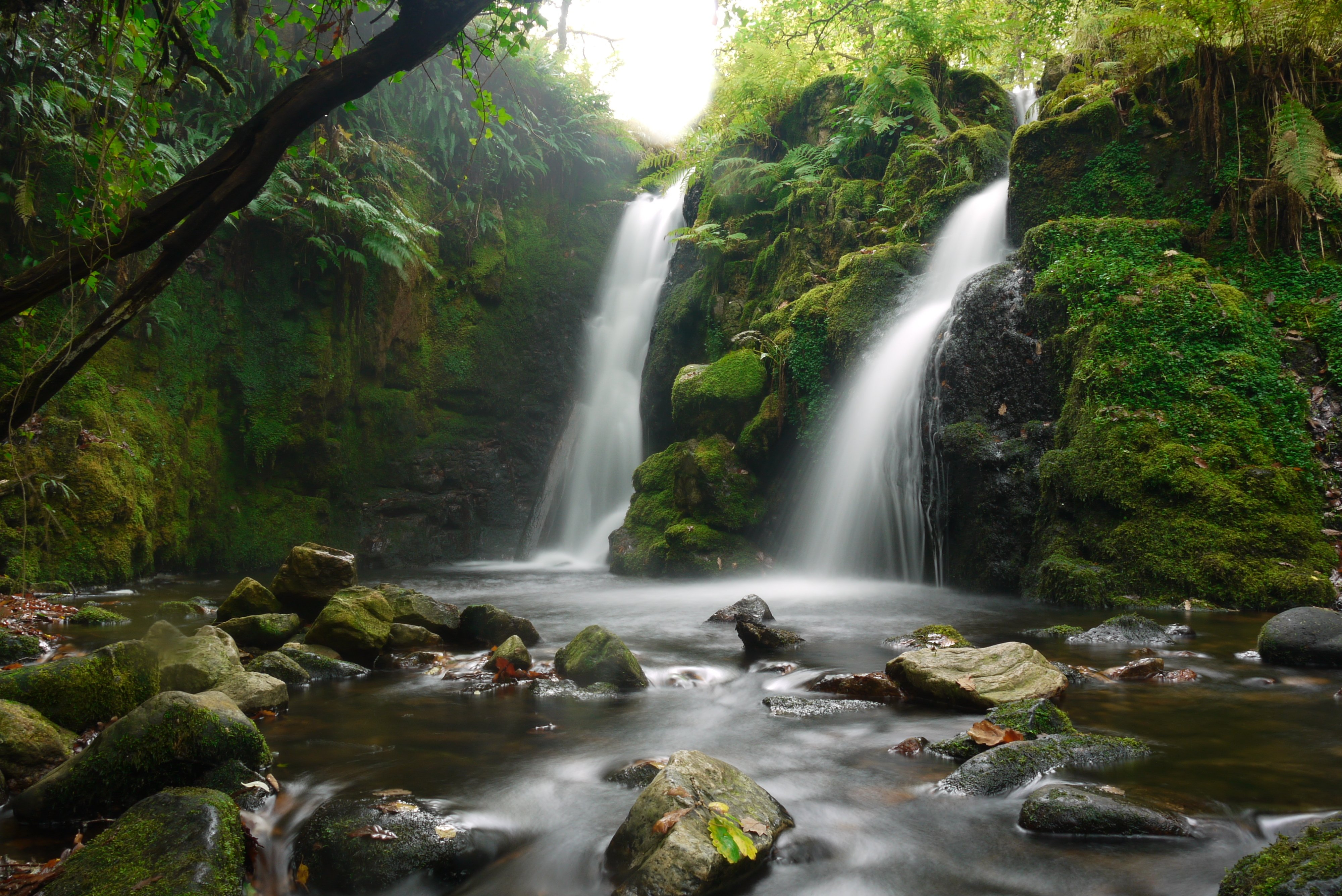waterfall, Rocks, Dartmoor, United, Kingdom, England, Dartmoor, Great, Britain Wallpaper