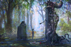 the, Witcher, Drawing, Forest