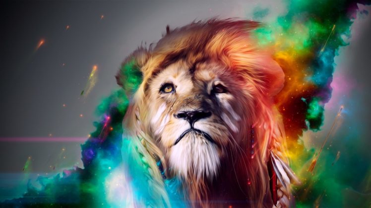 cool lion HD Wallpaper Desktop Background