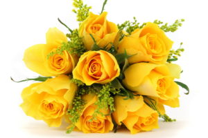 flowers, Bouquets, Roses, Yellow